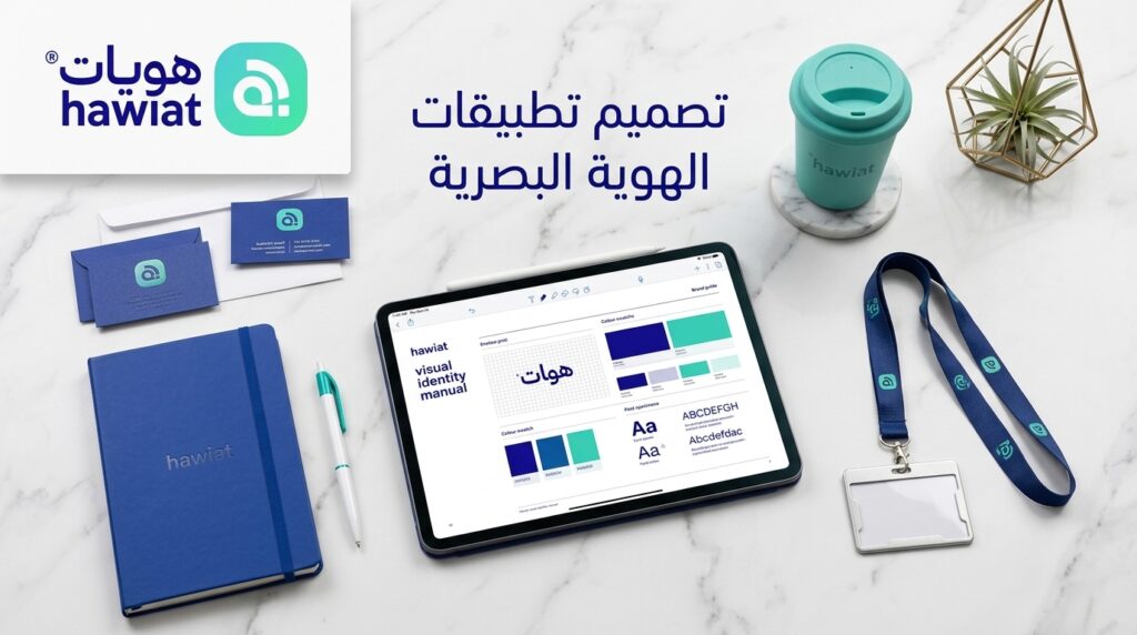 خدمات تصميم تطبيقات الهوية البصرية