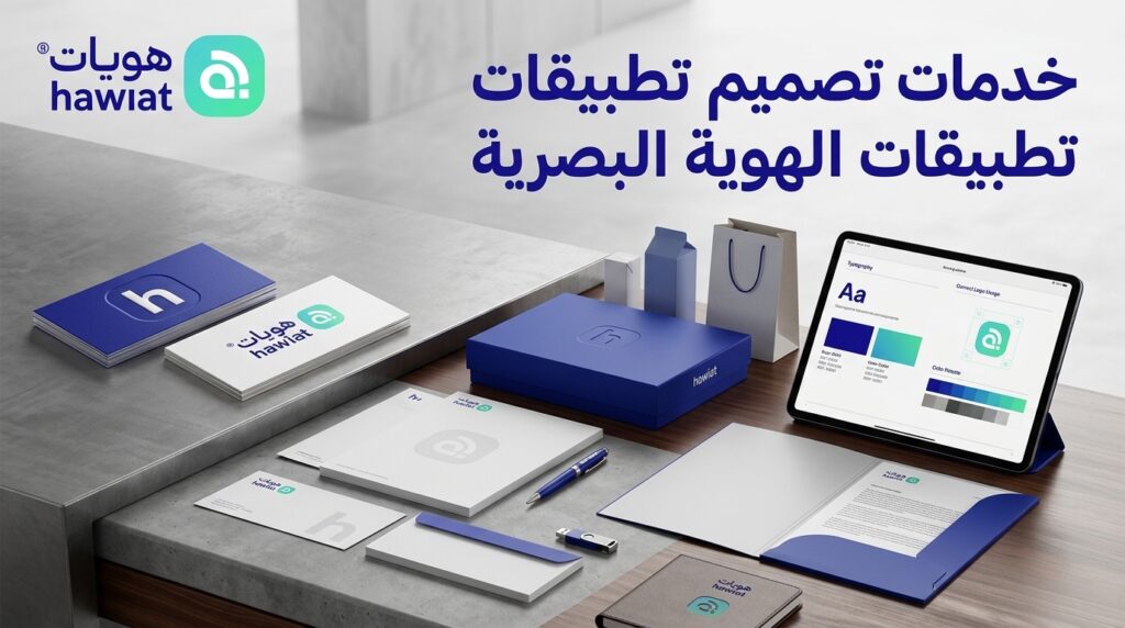 خدمات تصميم تطبيقات الهوية البصرية