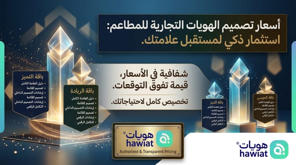 شركة تصميم هوية تجارية للمطاعم