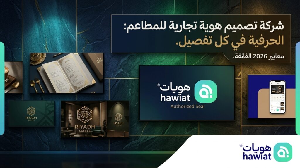 شركة تصميم هوية تجارية للمطاعم