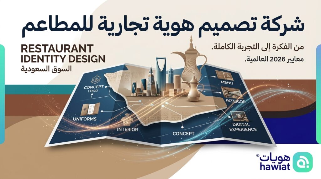 شركة تصميم هوية تجارية للمطاعم