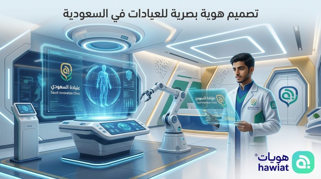 تصميم هوية بصرية للعيادات في السعودية