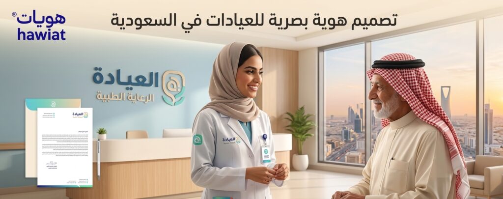 تصميم هوية بصرية للعيادات في السعودية