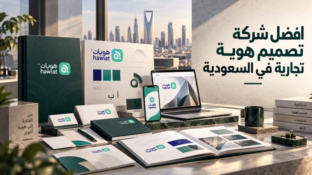 افضل شركة تصميم هوية تجارية في السعودية