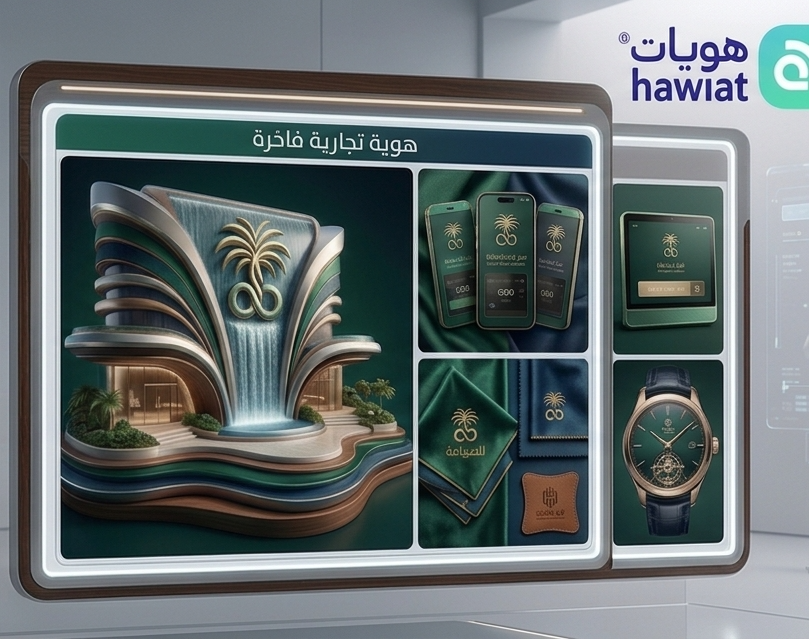 تصميم هوية تجارية فاخرة