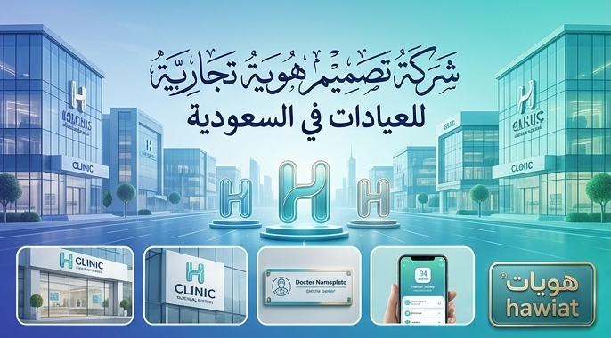 شركة تصميم هوية تجارية للعيادات في السعودية