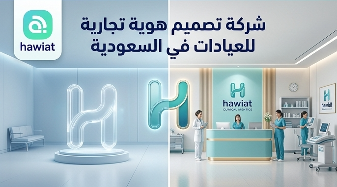 شركة تصميم هوية تجارية للعيادات في السعودية