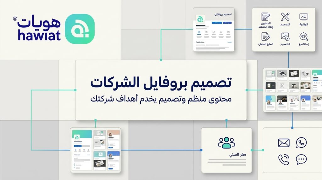 شركة تصميم بروفايل شركات في السعودية