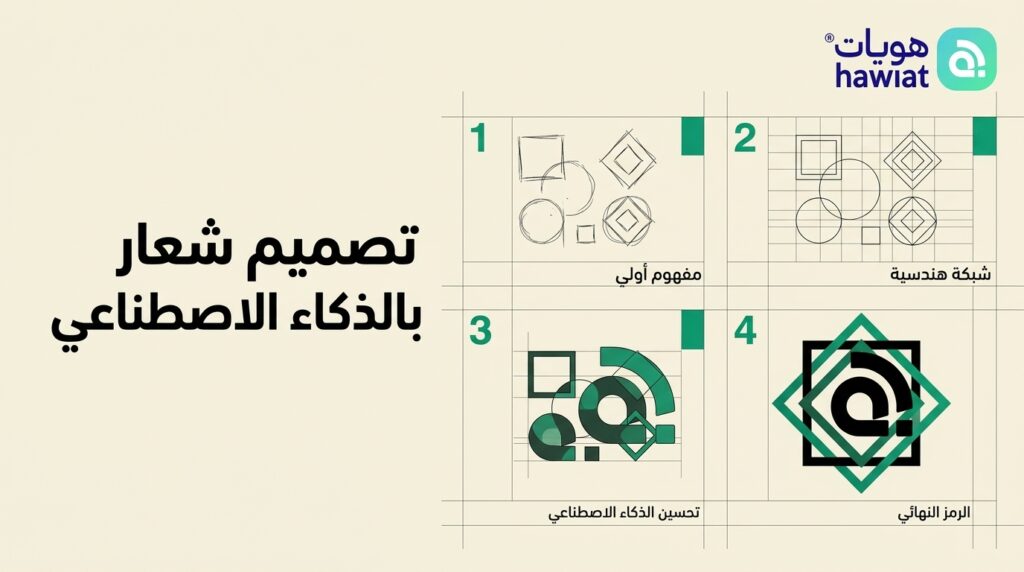 تصميم شعار بالذكاء الاصطناعي