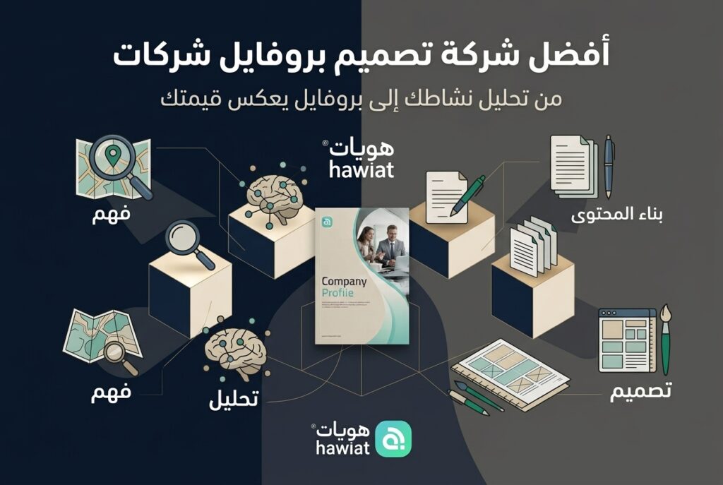 تصميم بروفايل شركات في السعودية