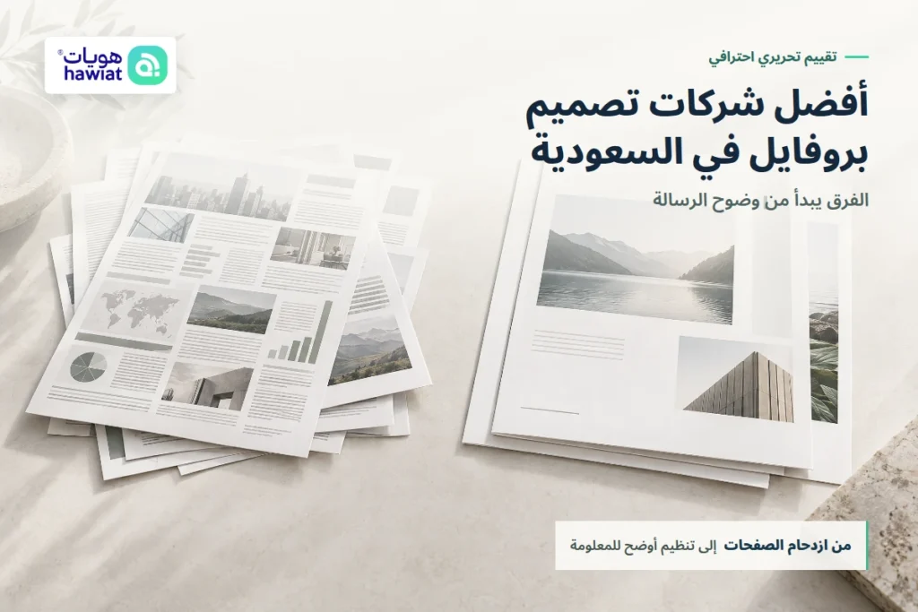 أفضل شركات تصميم بروفايل في السعودية