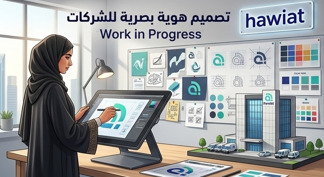 خدمات تصميم الهوية البصرية في السعودية